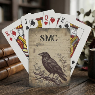 Jeu De Cartes Academia Sombre Corbeau Onyx Maussade