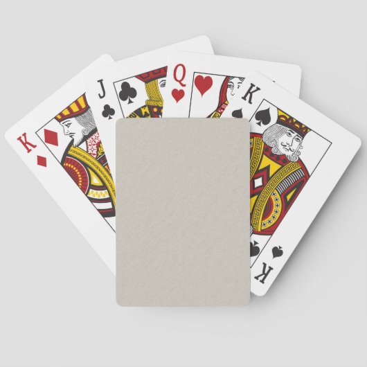 Jeu De Cartes Accessoires en papier texturé beige que vous pouve (dos)