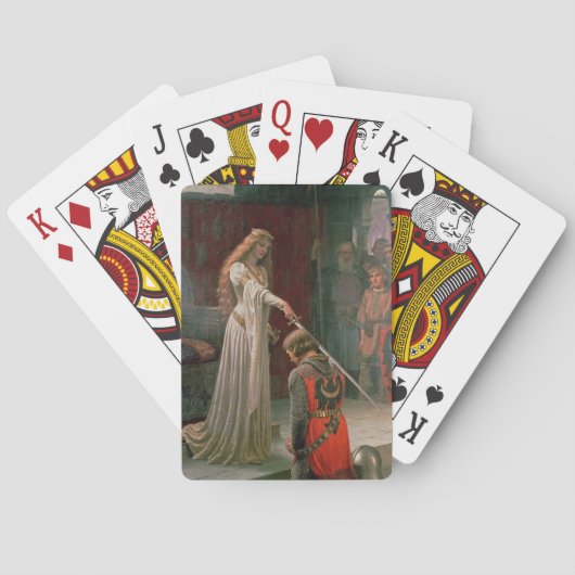 Jeu De Cartes Accolade (par Edmond Blair Leighton) (dos)
