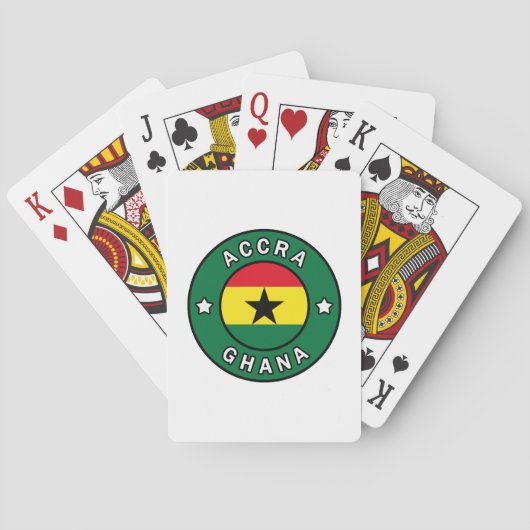 Jeu De Cartes Accra Ghana (dos)