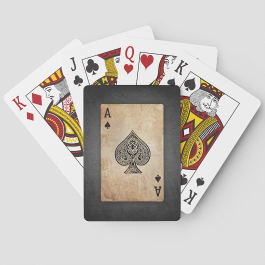 Jeu De Cartes Ace of spades (dos)