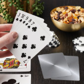 Jeu De Cartes Acier inoxydable poli apparence métallique (In Situ)