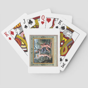 Jeu De Cartes Adam and Eve with the Serpent, illustration from t