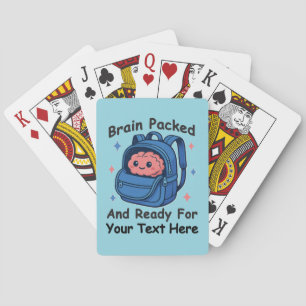 Jeu De Cartes Adaptable "Prêt pour le cerveau"