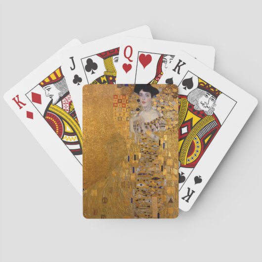 Jeu De Cartes Adele, dame en or par Gustav Klimt (dos)