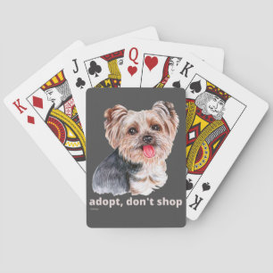 Jeu De Cartes ADOPT, NE SHOP (Yorkshire Terrier) chien mignon