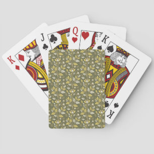Jeu De Cartes Adoptez la nature avec des motifs floraux élégants