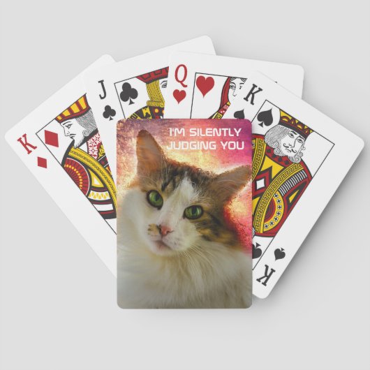 Jeu De Cartes Adorable Cute Calico Chat (dos)