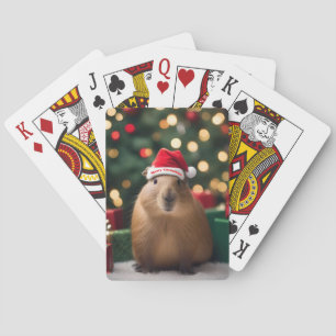 Jeu De Cartes Adorable Noël Capybara,