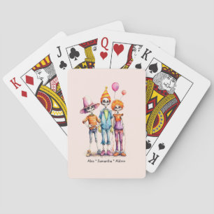 Jeu De Cartes Adorable Pastel Zombie Trio - Jolie Halloween (3)