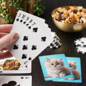 Jeu De Cartes Adorable Potrait de chaton blanc-54971 (In Situ)