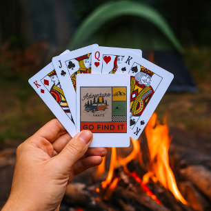 Jeu De Cartes Adventure Await Go Find It Retro Camping Travel