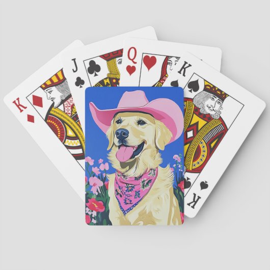 Jeu De Cartes Aesthétique branchée mignonne Chien Preppy (dos)