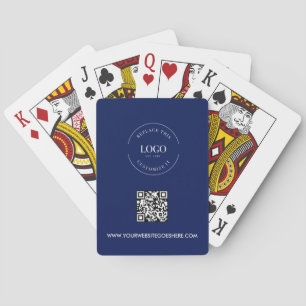 Jeu De Cartes Affaires personnalisées LOGO Entreprise QR CODE Ma