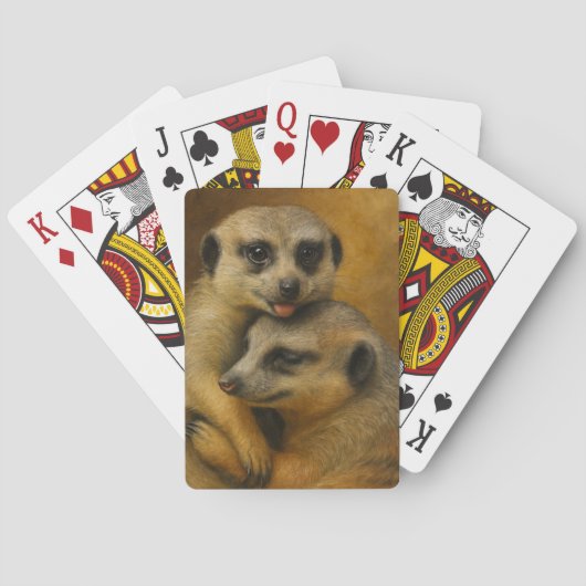 Jeu De Cartes Affection de Meerkat (dos)