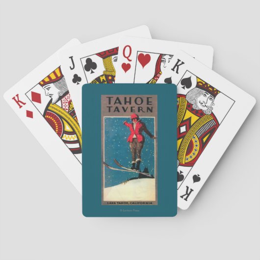 Jeu De Cartes Affiche de promo de taverne de Tahoe (dos)