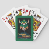 Jeu De Cartes Affiche promotionnelle de Briand de cognac (dos)