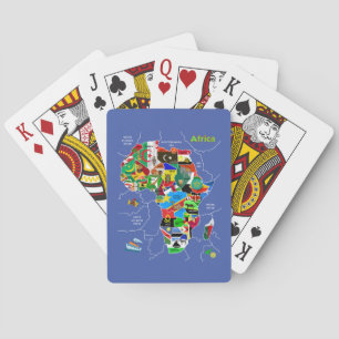 Jeu De Cartes Africa map