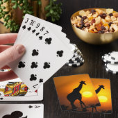 Jeu De Cartes Afrique, Kenya, Masaï Mara. Giraffe (In Situ)