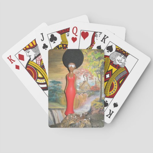Jeu De Cartes Afro Glam : Une beauté intemporelle (dos)