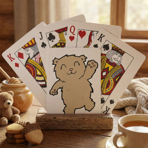 Jeu De Cartes Agiter Adorable Ours Souriant