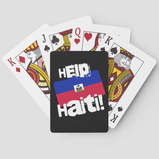 Jeu De Cartes Aidez Haïti ! (dos)