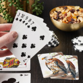 Jeu De Cartes Aigle majestueux assis sur une branche d'arbre (In Situ)