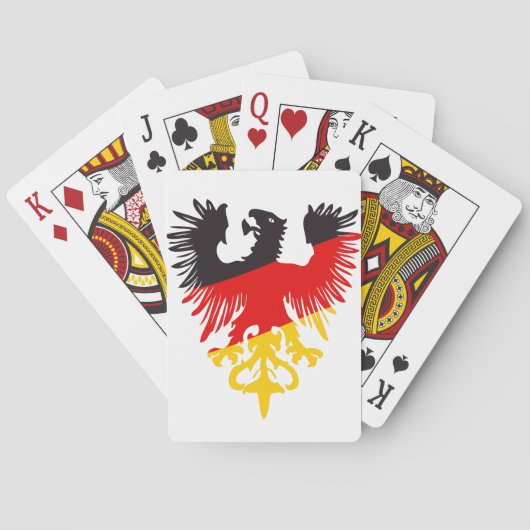 Jeu De Cartes Aigle noir allemand (dos)