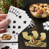Jeu De Cartes Aigle Ornemental Doré (In Situ)