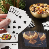 Jeu De Cartes Aigle Ornemental Doré (In Situ)