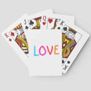 Jeu De Cartes Aimer fierté arc en ciel aquarelle LGBTQ Juin mode