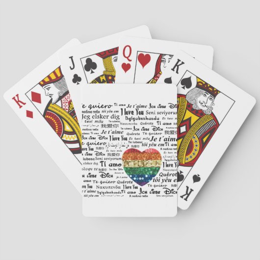 Jeu De Cartes Aimer les langues étrangères (dos)