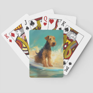 Jeu De Cartes Airedale Beach Surf Peinture