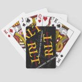 Jeu De Cartes Ajouter des initiales et un nom pour obtenir un no (dos)