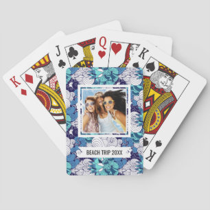 Jeu De Cartes Ajouter votre nom   Funky Seashell Motif