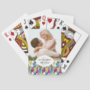 Jeu De Cartes Ajoutez vos ananas et palmettes nommés d'art de