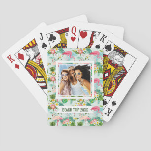 Jeu De Cartes Ajoutez vos fleurs et oiseaux   tropicaux nommés