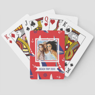 Jeu De Cartes Ajoutez votre motif maigre nommé de voilier