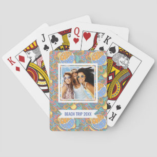 Jeu De Cartes Ajoutez votre motif nommé de cavalier de surf de