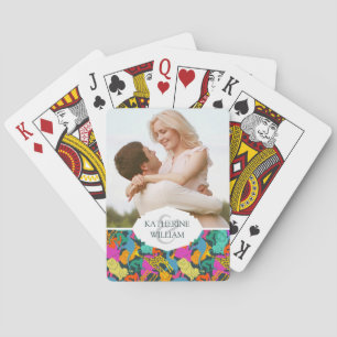 Jeu De Cartes Ajoutez votre motif nommé de silhouettes d'animal