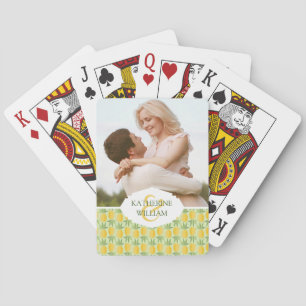 Jeu De Cartes Ajoutez votre nom Ananas rétro