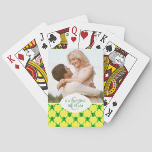 Jeu De Cartes Ajoutez votre nom Cute grenouille à caricature