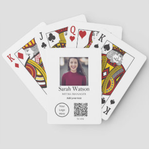 Jeu De Cartes Ajoutez votre nom image titre détails de l'entrepr
