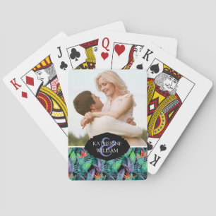 Jeu De Cartes Ajoutez votre oiseau d'aquarelle de   du paradis