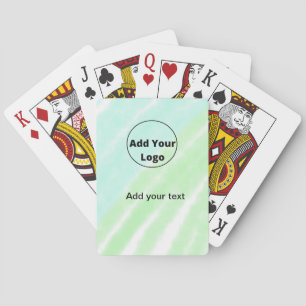 Jeu De Cartes ajoutez votre texte simple minimal personnalisé aj