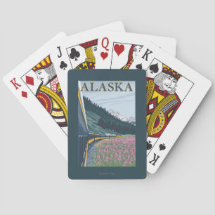 Jeu De Cartes AlaskaRailroad et Vintage voyage de Fireweed