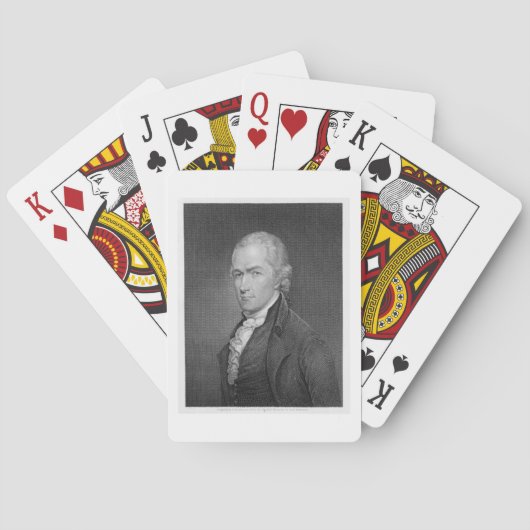 Jeu De Cartes Alexander Hamilton (1757-1804) - gravé par John Fr (dos)