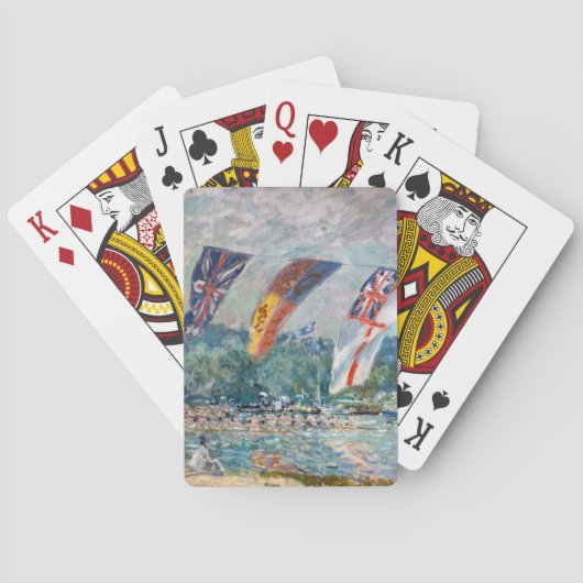 Jeu De Cartes Alfred Sisley - Regatta à Molesey (dos)