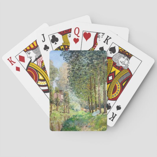 Jeu De Cartes Alfred Sisley - Reposez le long du ruisseau (dos)
