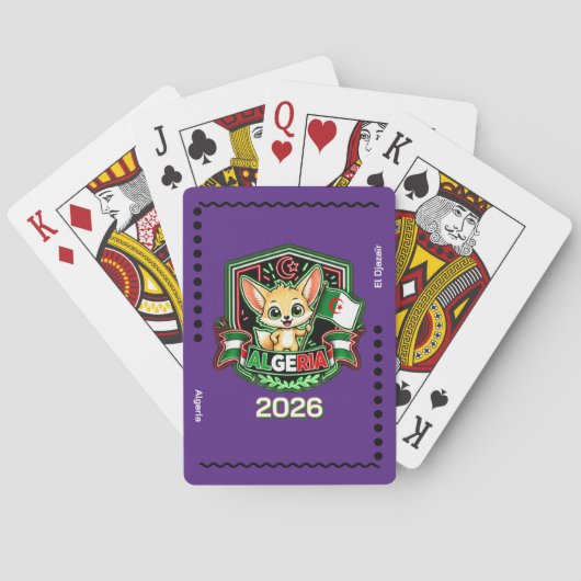 Jeu De Cartes Algérie Enfants (dos)